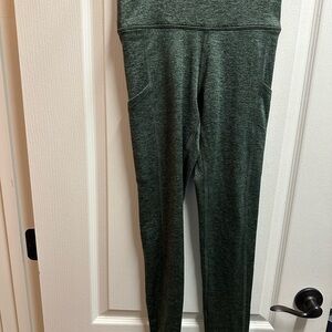 Aerie Women's Green High-Waisted Leggings size S/ NWOT A222